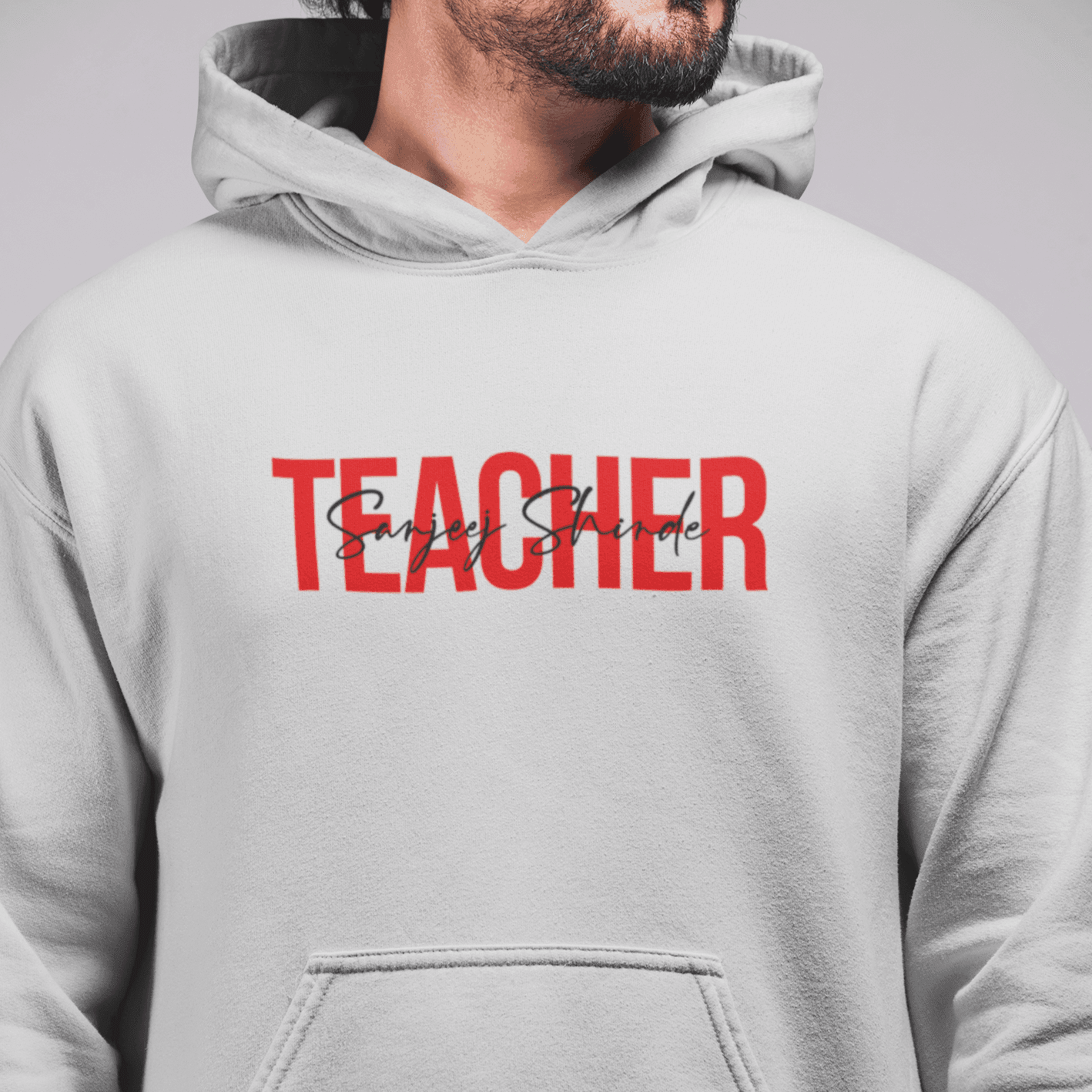 Personalised Hoodies For Teachers | Typo Art Design | Customised Hoodies for Teachers - Gift Lift