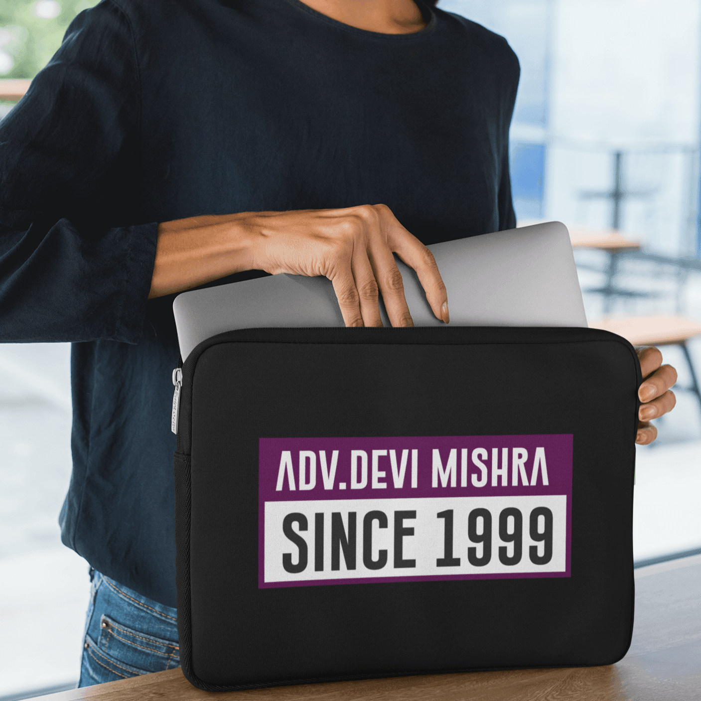 Personalised Laptop Sleeve for Advocates - Since Your Year - Gift Lift