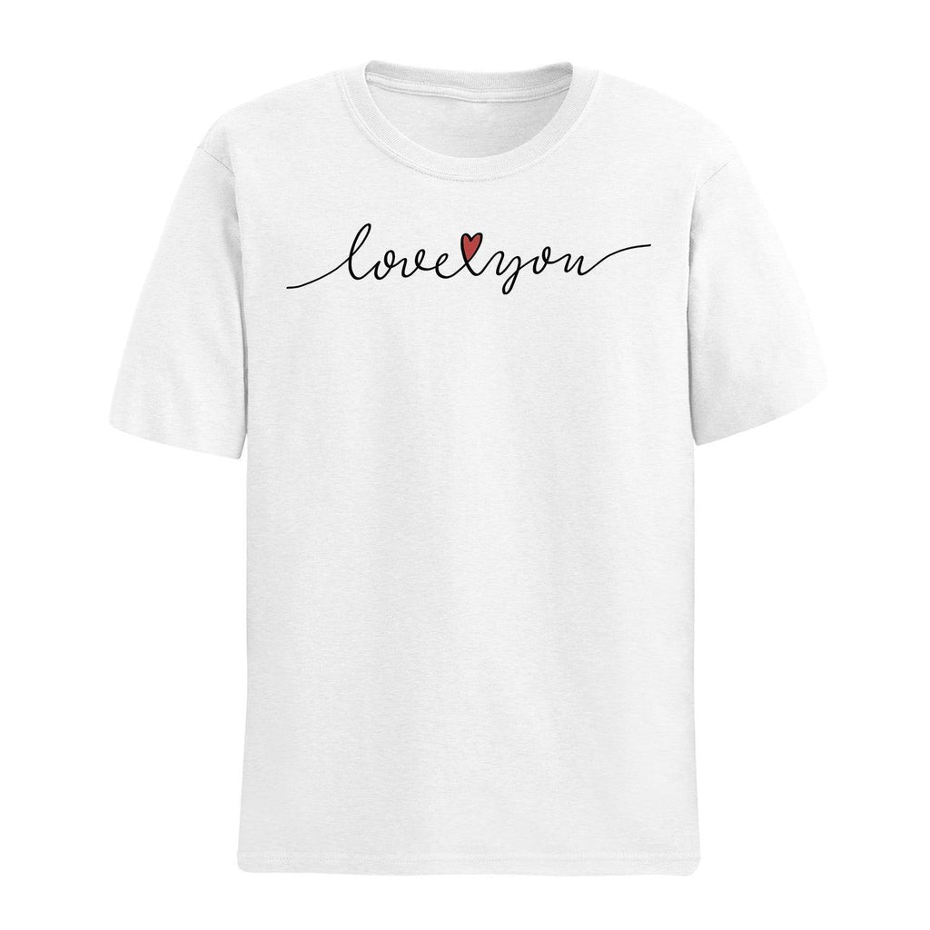 Personalised Love You Art Unisex T-Shirt - Gift Lift