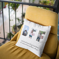 Personalised Modern BFF Photo Collage Best Friend Besties Quote Throw Pillow - Gift Lift