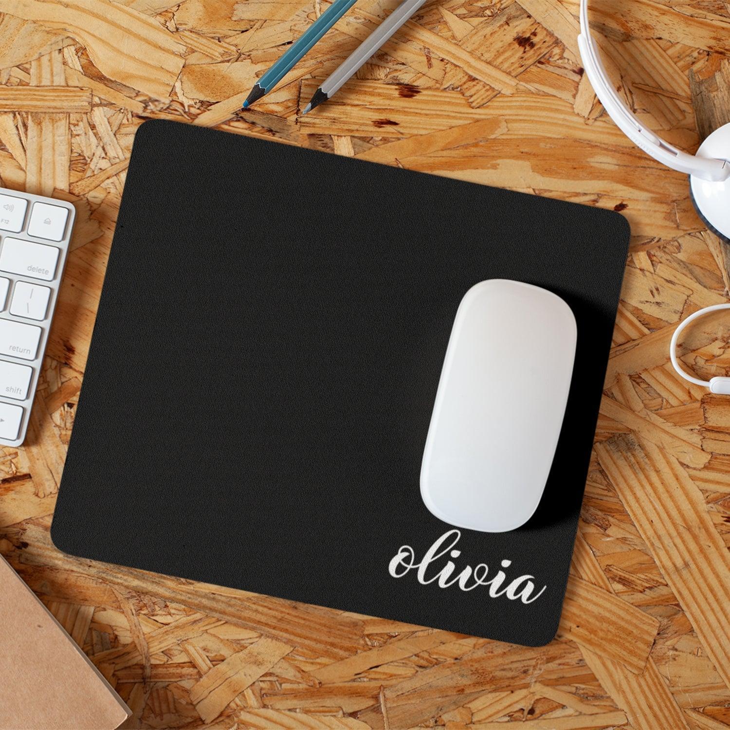 Personalised Monogram Background Mouse Pad - Gift Lift