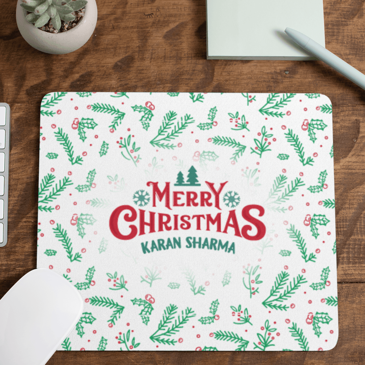 Personalised Mousepad for Your Loved Ones | Merry Christmas | Ideal Gift For Christmas - Gift Lift