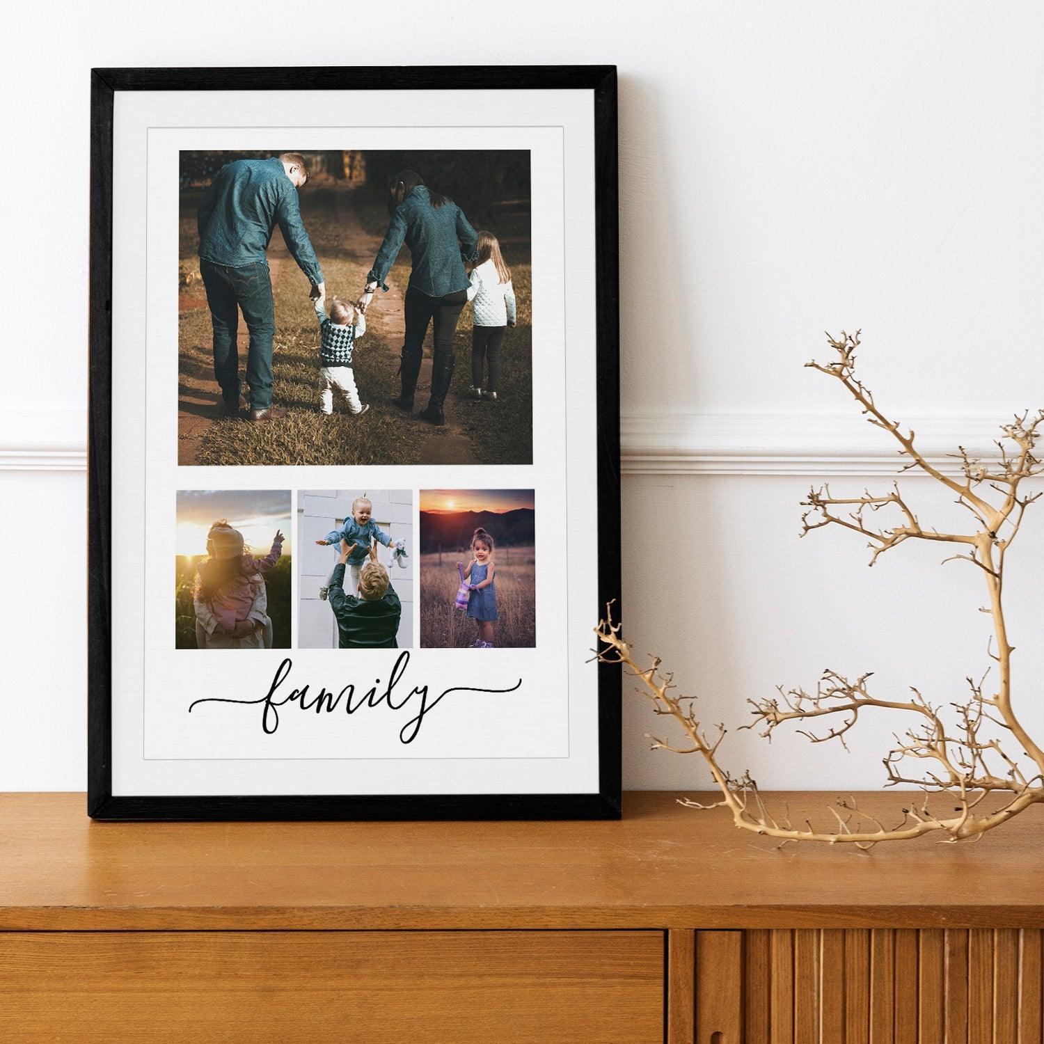 Personalised Photo Collage Family Frame | Customised & Personalised Gifts - Gift Lift