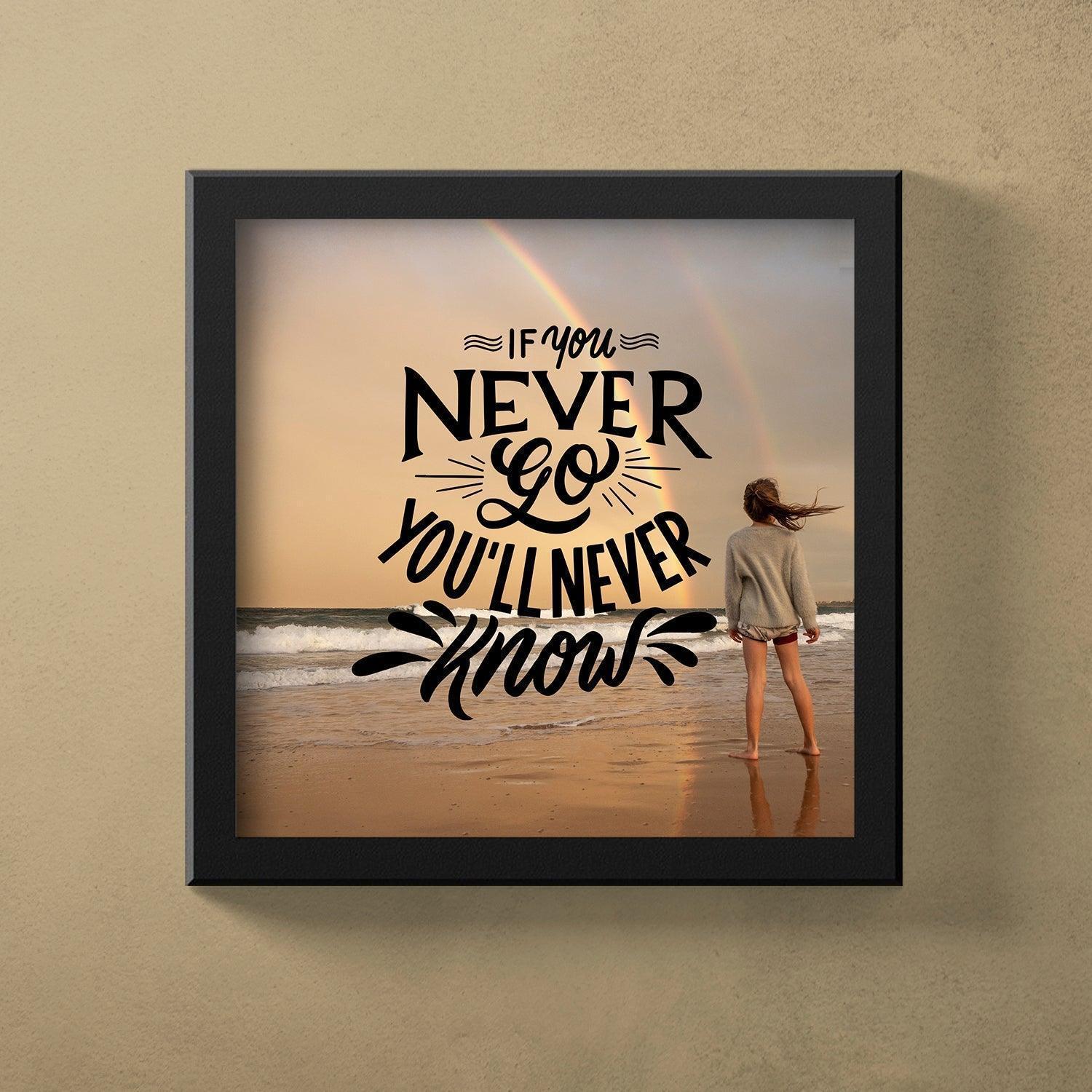 Personalised Positive Quote Image Frame - Gift Lift