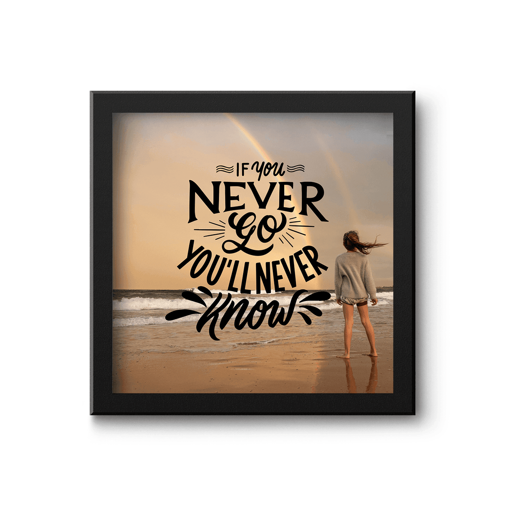Personalised Positive Quote Image Frame - Gift Lift