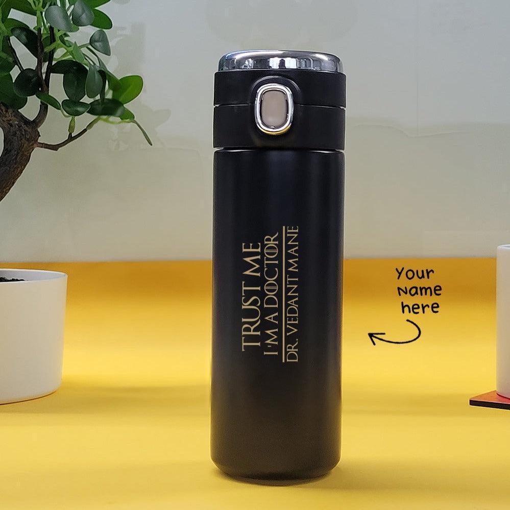 Personalised Premium Vaccum Flask for Doctors | Trust me I'm a doctor | Personalised Gift - Gift Lift