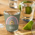 Personalised Rainbow Art Custom Name Shot Glass - Gift Lift