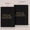 Personalised set of 2 Notebooks for Doctors | Trust me I'm a doctor | Doctor Gift idea - Gift Lift