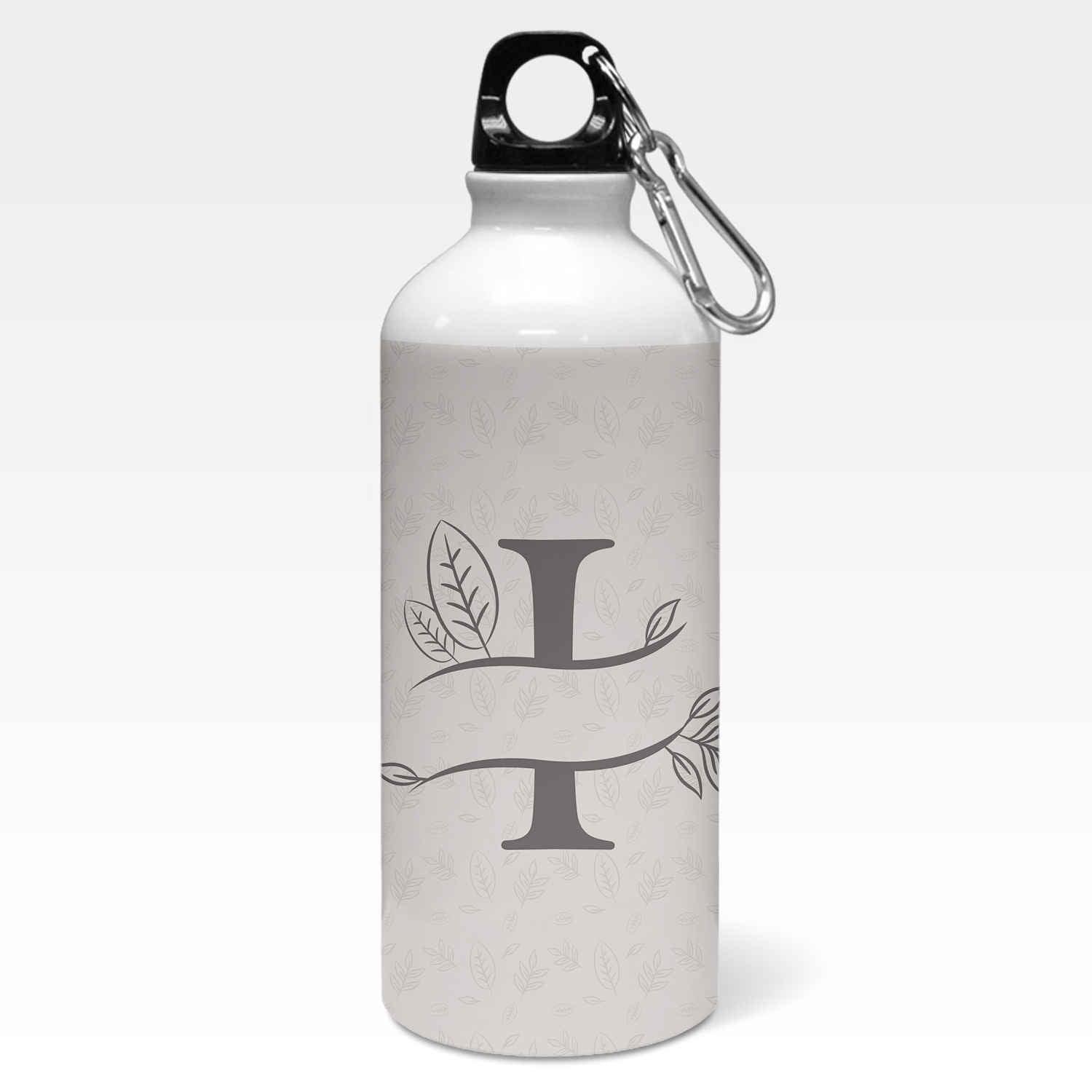 Personalised Split Letters With Leaves Sipper Bottle - Gift Lift