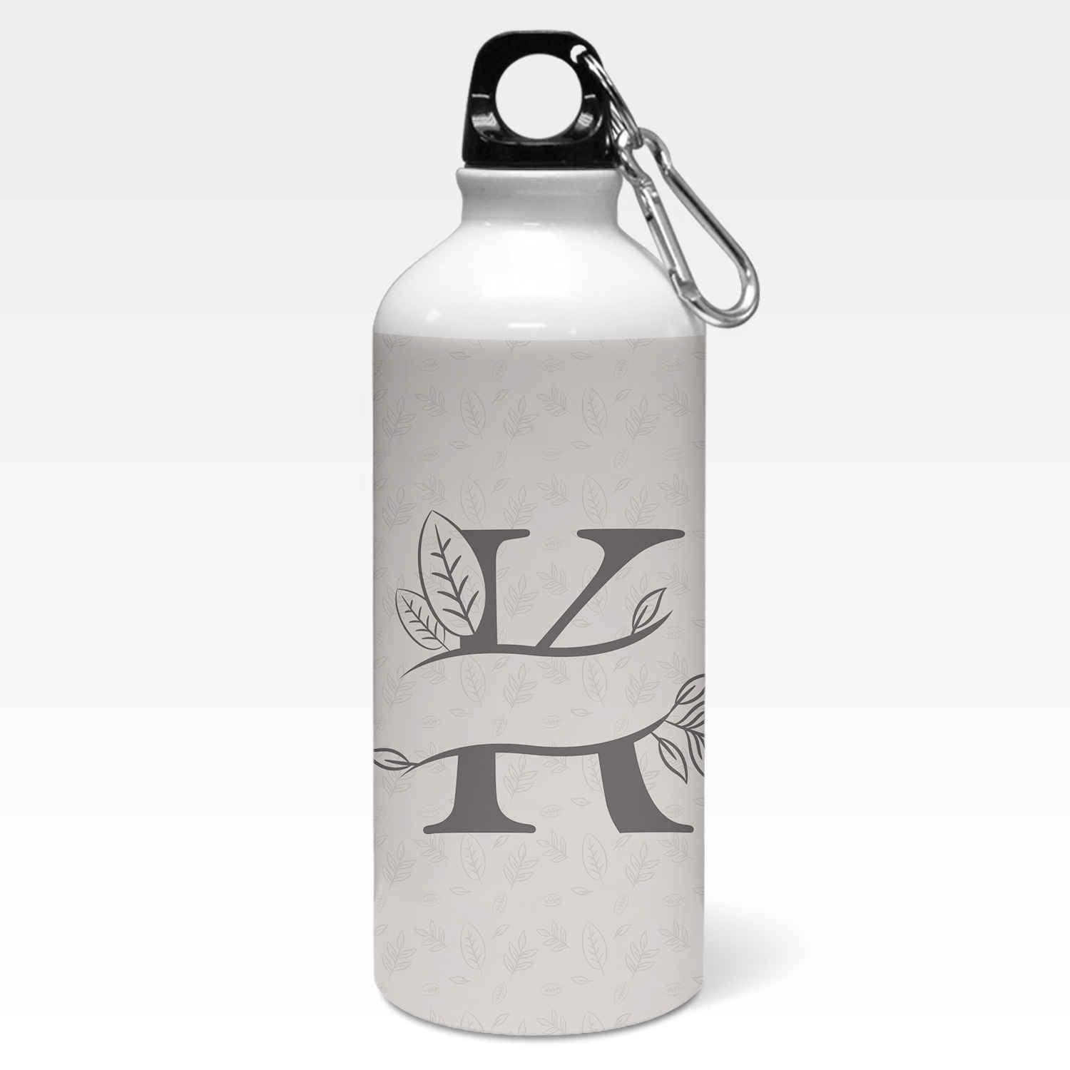 Personalised Split Letters With Leaves Sipper Bottle - Gift Lift