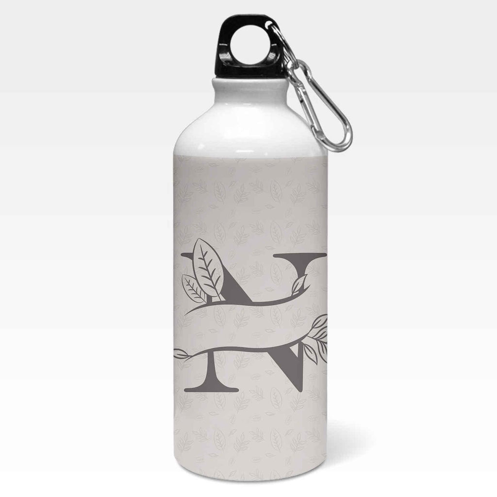 Personalised Split Letters With Leaves Sipper Bottle - Gift Lift