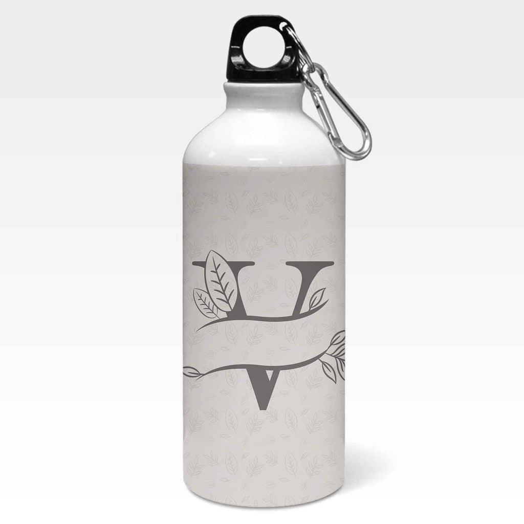 Personalised Split Letters With Leaves Sipper Bottle - Gift Lift