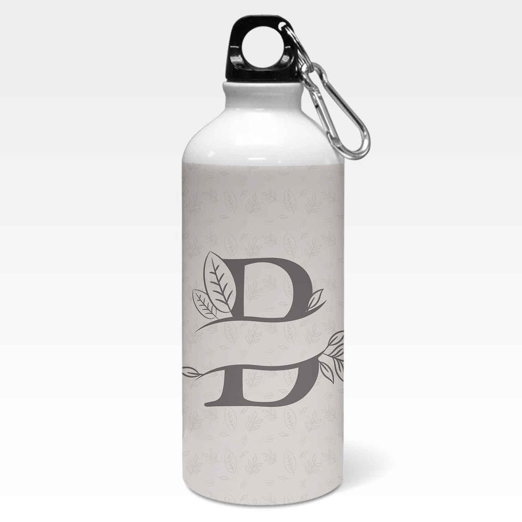 Personalised Split Letters With Leaves Sipper Bottle - Gift Lift