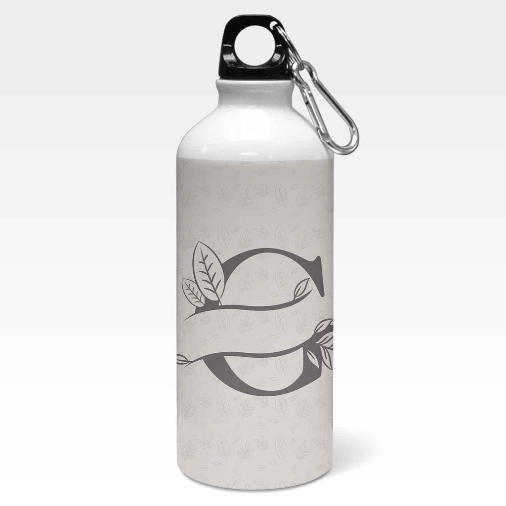 Personalised Split Letters With Leaves Sipper Bottle - Gift Lift