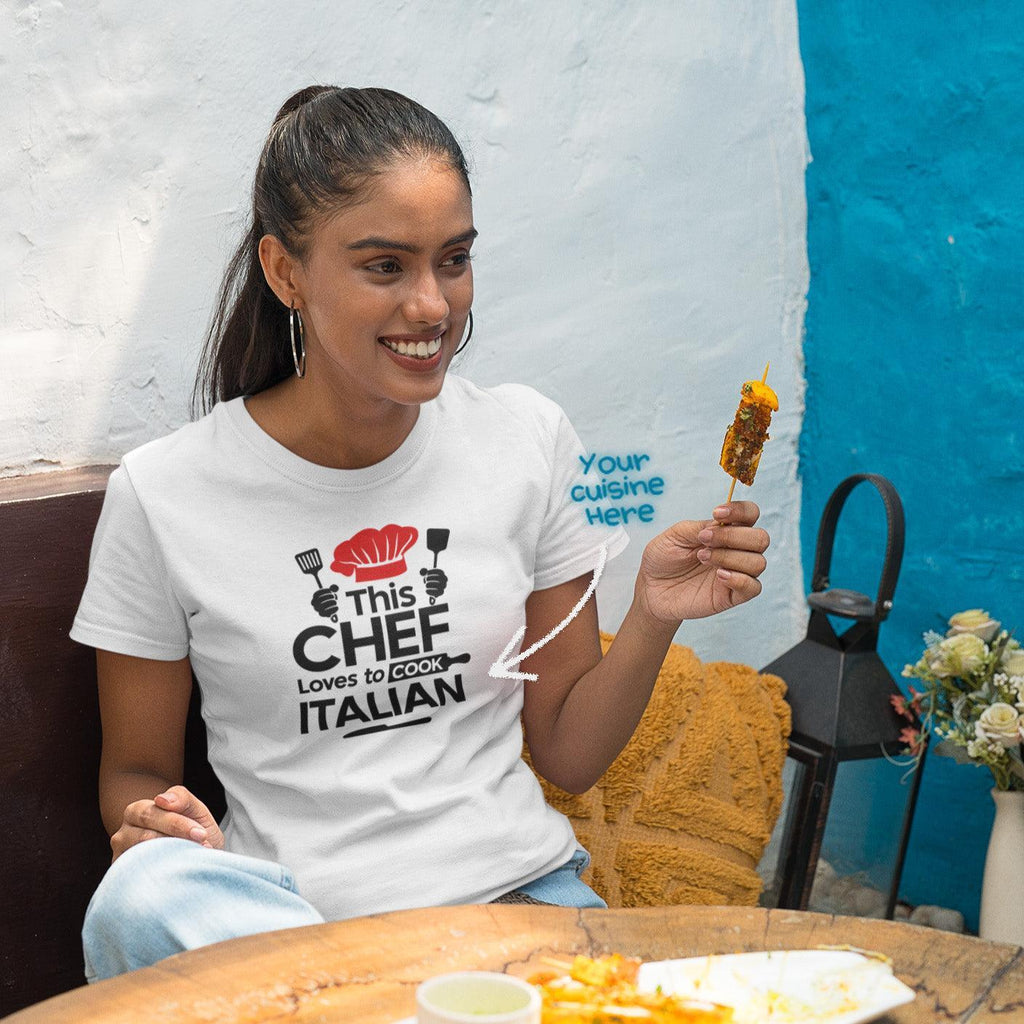 Personalised T-Shirt for Chefs | This chef love to cook | Ideal Gift For Chefs - Gift Lift