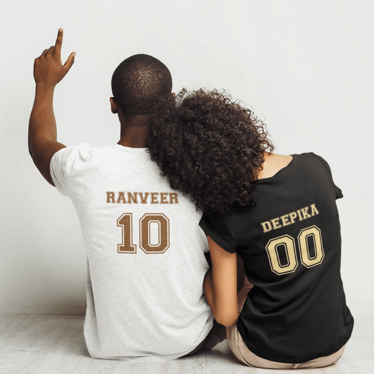 Personalised T-Shirt For Your Loved Ones - Set of 2 | Ideal Gift For Married Couple - Gift Lift