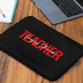 Personalised Teacher Typo Art Laptop Sleeve - Gift Lift