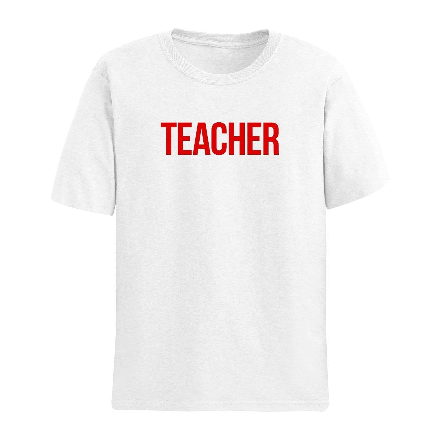 Personalised Teacher Typo Art Unisex Tshirt - 100% Cotton - Gift Lift