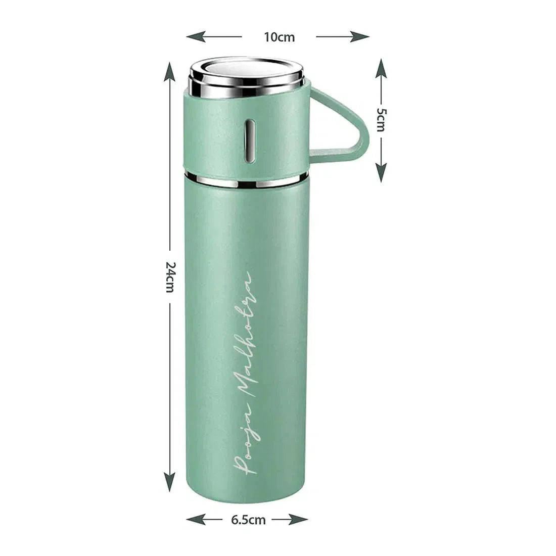Personalised Thermos With Cup Lid 3 ups Gift Box Set for Travel Outdoor Camping - Gift Lift