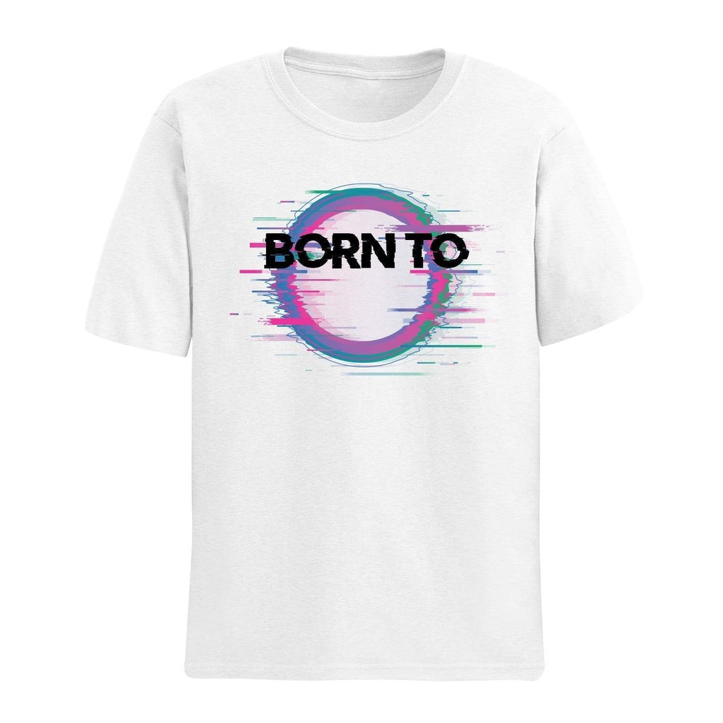 Personalised Tshirt - Born To Art Unisex Round Neck Cotton Graphic T Shirt - Gift Lift