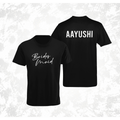 Personalised Tshirt - Brides Maid Art Unisex Round Neck Cotton Graphic T Shirt - Gift Lift