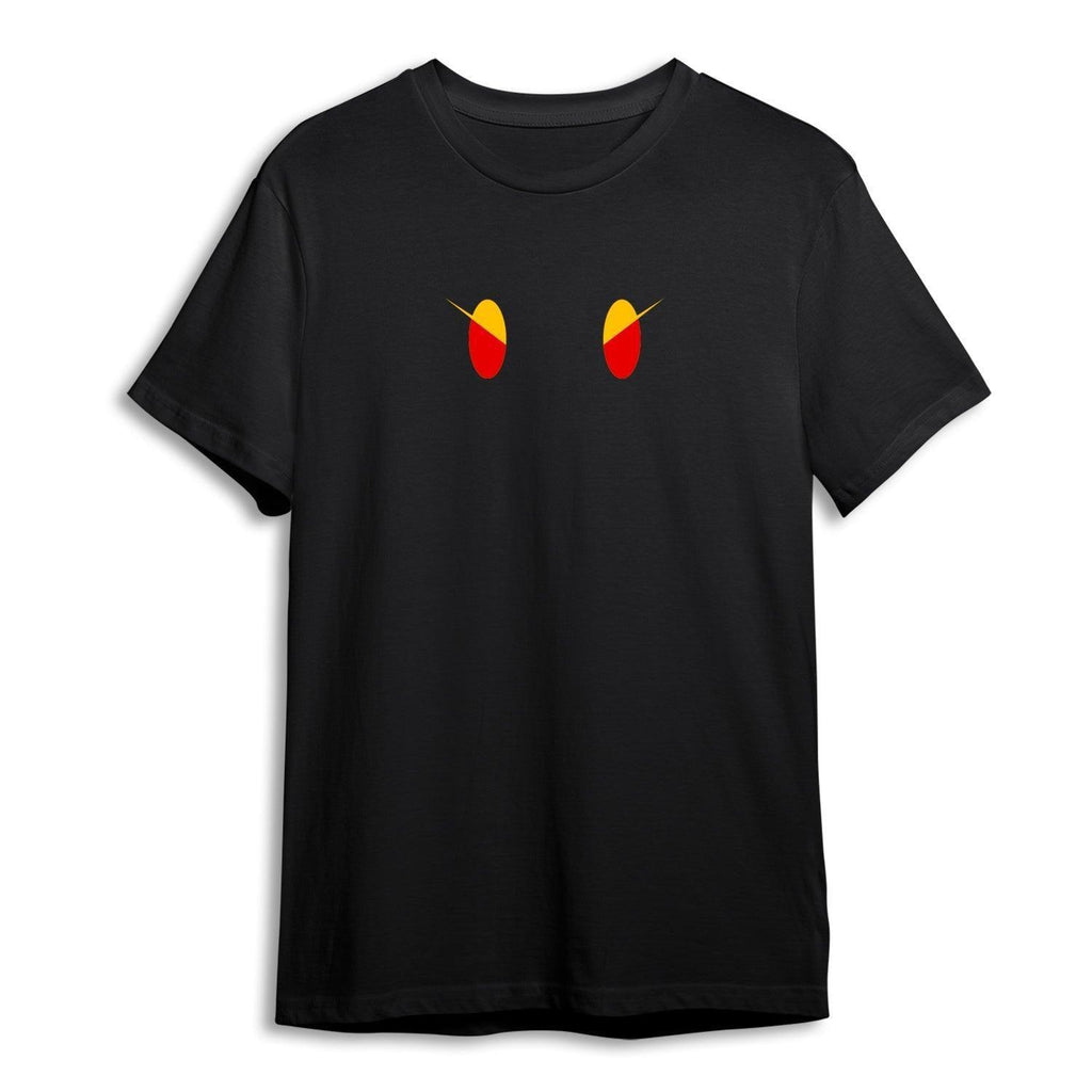 Personalised Tshirt - Evil Smiley Unisex Round Neck Cotton Graphic T Shirt - Gift Lift