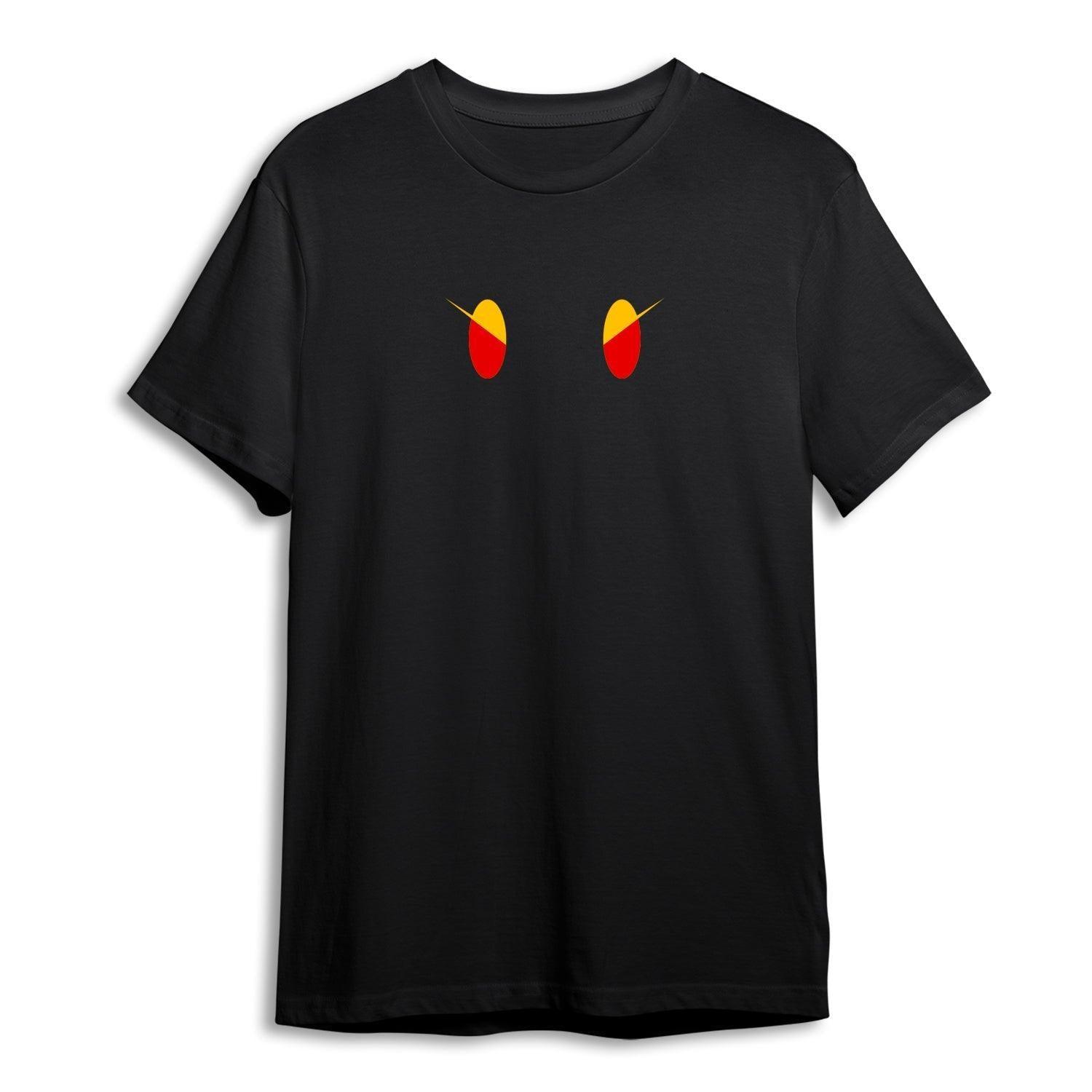 Personalised Tshirt - Evil Smiley Unisex Round Neck Cotton Graphic T Shirt - Gift Lift