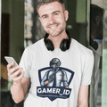Personalised Tshirt - Gamer ID Unisex Round Neck Cotton Graphic T Shirt - Gift Lift