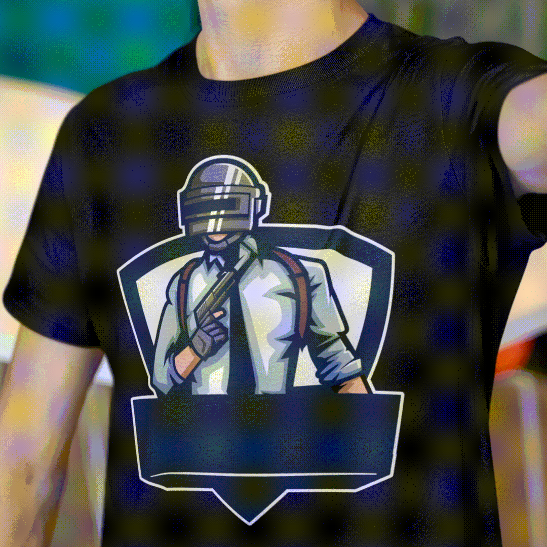 Personalised Tshirt - Gamer ID Unisex Round Neck Cotton Graphic T Shirt - Gift Lift
