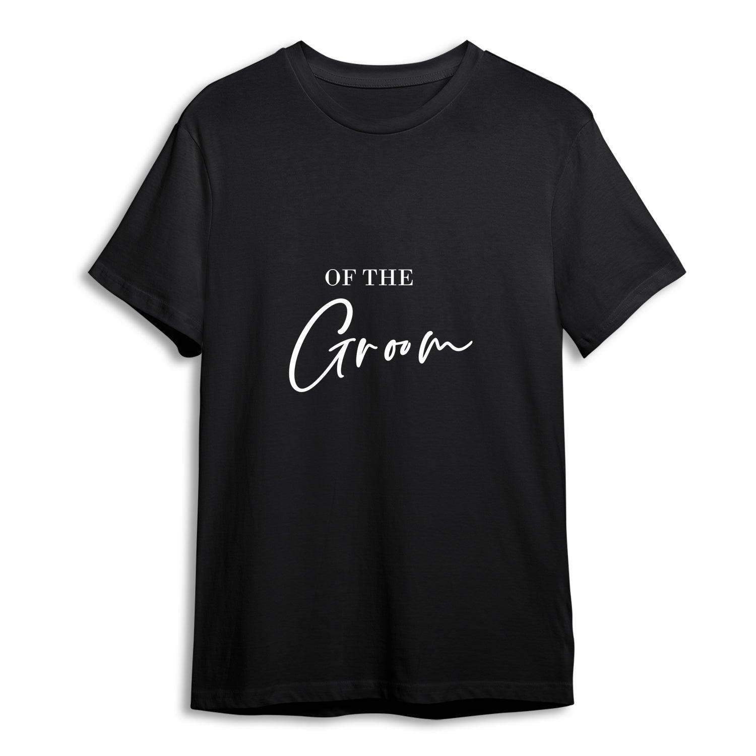 Personalised Tshirt - Groom Art Unisex Round Neck Cotton Graphic T Shirt - Gift Lift