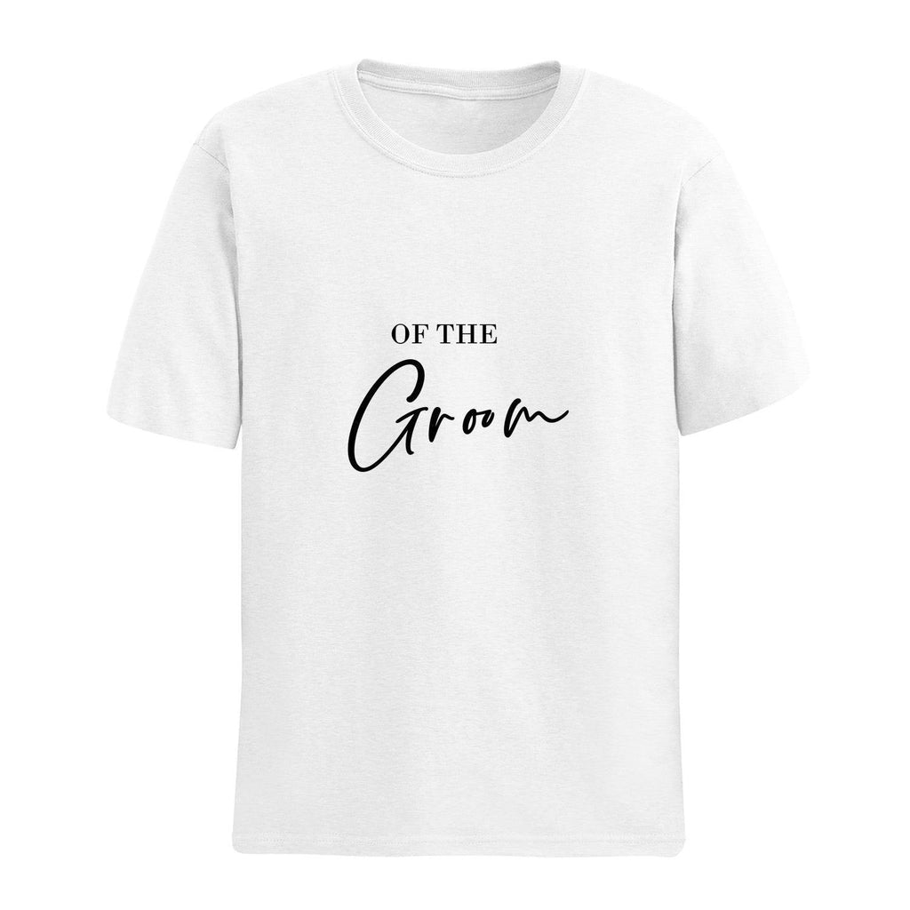 Personalised Tshirt - Groom Art Unisex Round Neck Cotton Graphic T Shirt - Gift Lift