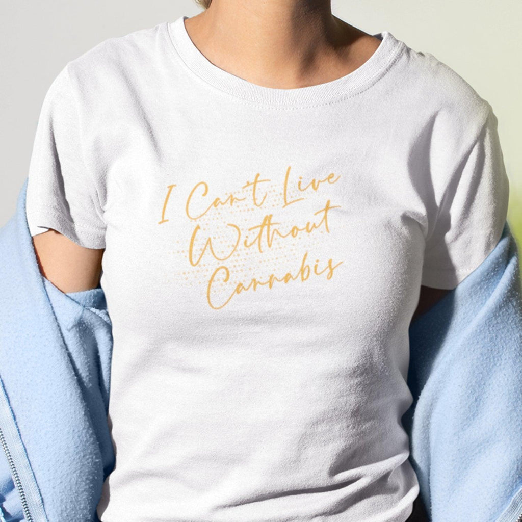 Personalised Tshirt - I Can't Live Art Unisex Round Neck Cotton Graphic T Shirt - Gift Lift