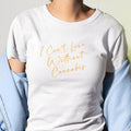 Personalised Tshirt - I Can't Live Art Unisex Round Neck Cotton Graphic T Shirt - Gift Lift