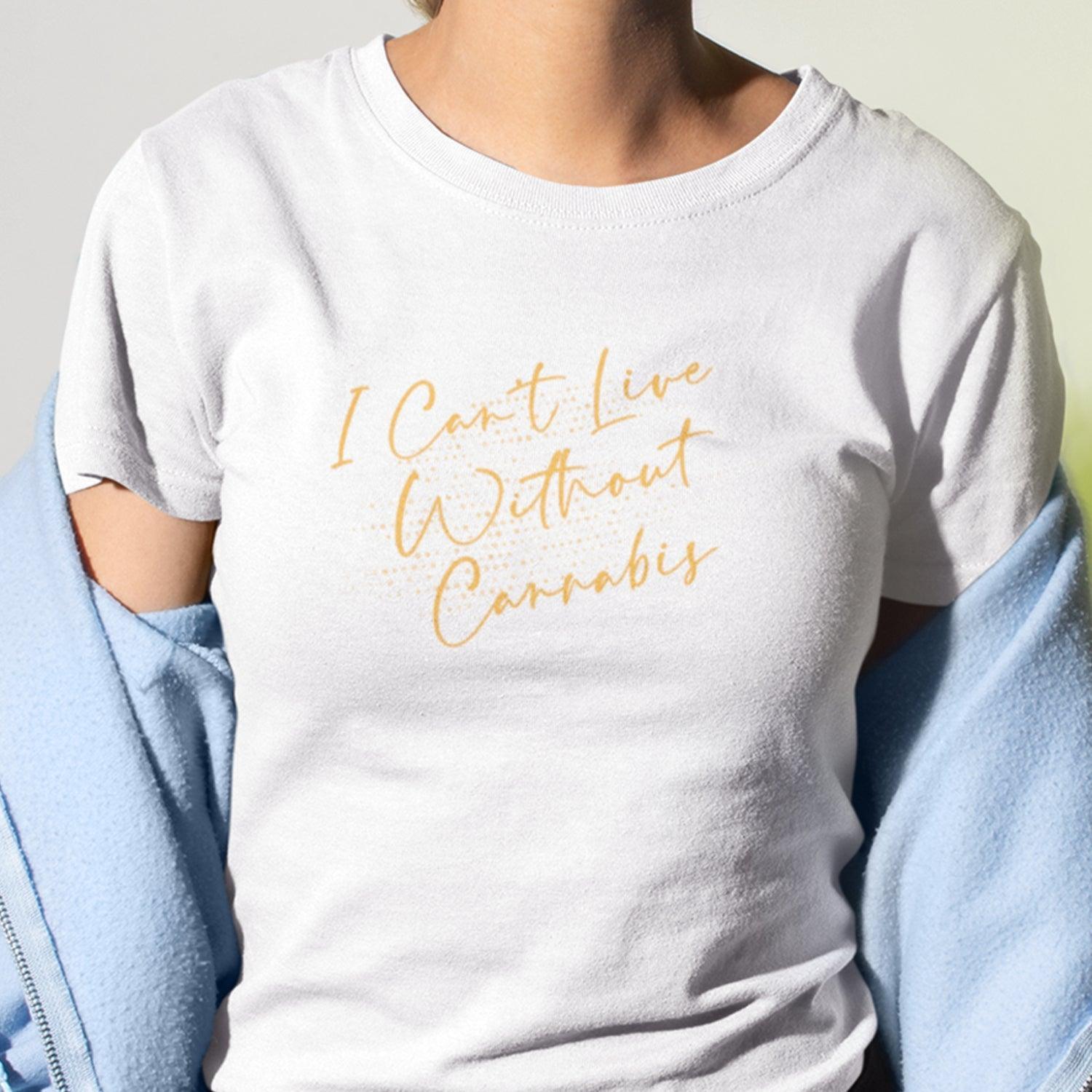 Personalised Tshirt - I Can't Live Art Unisex Round Neck Cotton Graphic T Shirt - Gift Lift