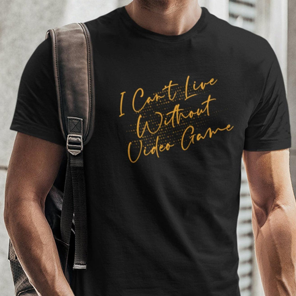 Personalised Tshirt - I Can't Live Art Unisex Round Neck Cotton Graphic T Shirt - Gift Lift