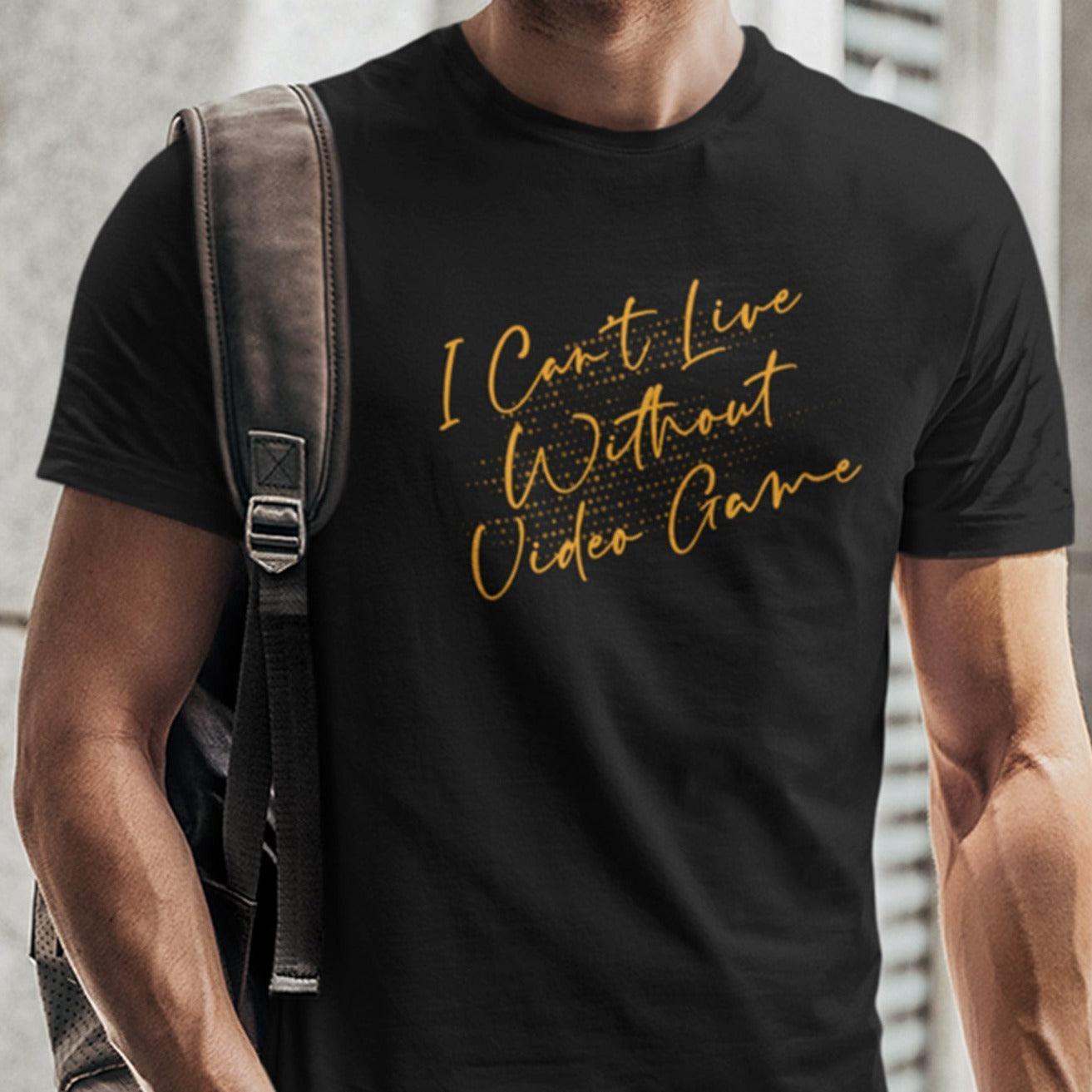 Personalised Tshirt - I Can't Live Art Unisex Round Neck Cotton Graphic T Shirt - Gift Lift