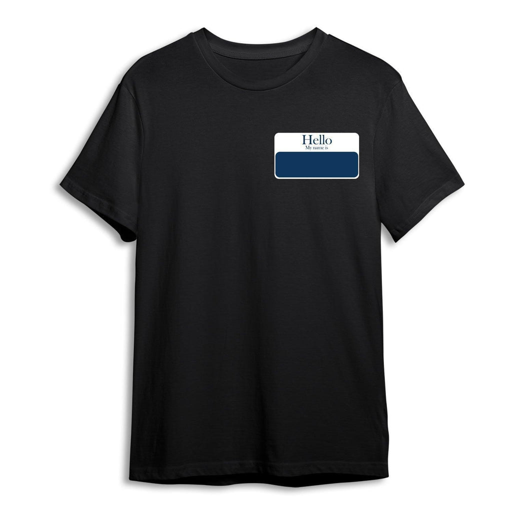 Personalised Tshirt - Name Tag Unisex Round Neck Cotton Graphic T Shirt - Gift Lift
