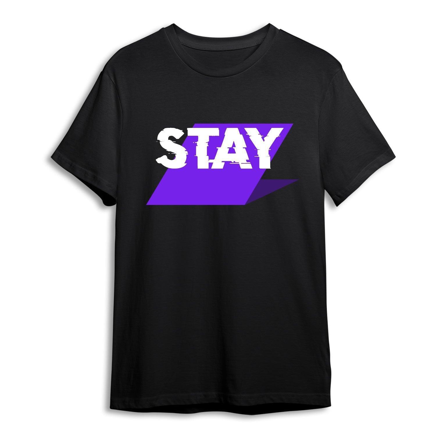 Personalised Tshirt - Stay Art Unisex Round Neck Cotton Graphic T Shirt - Gift Lift