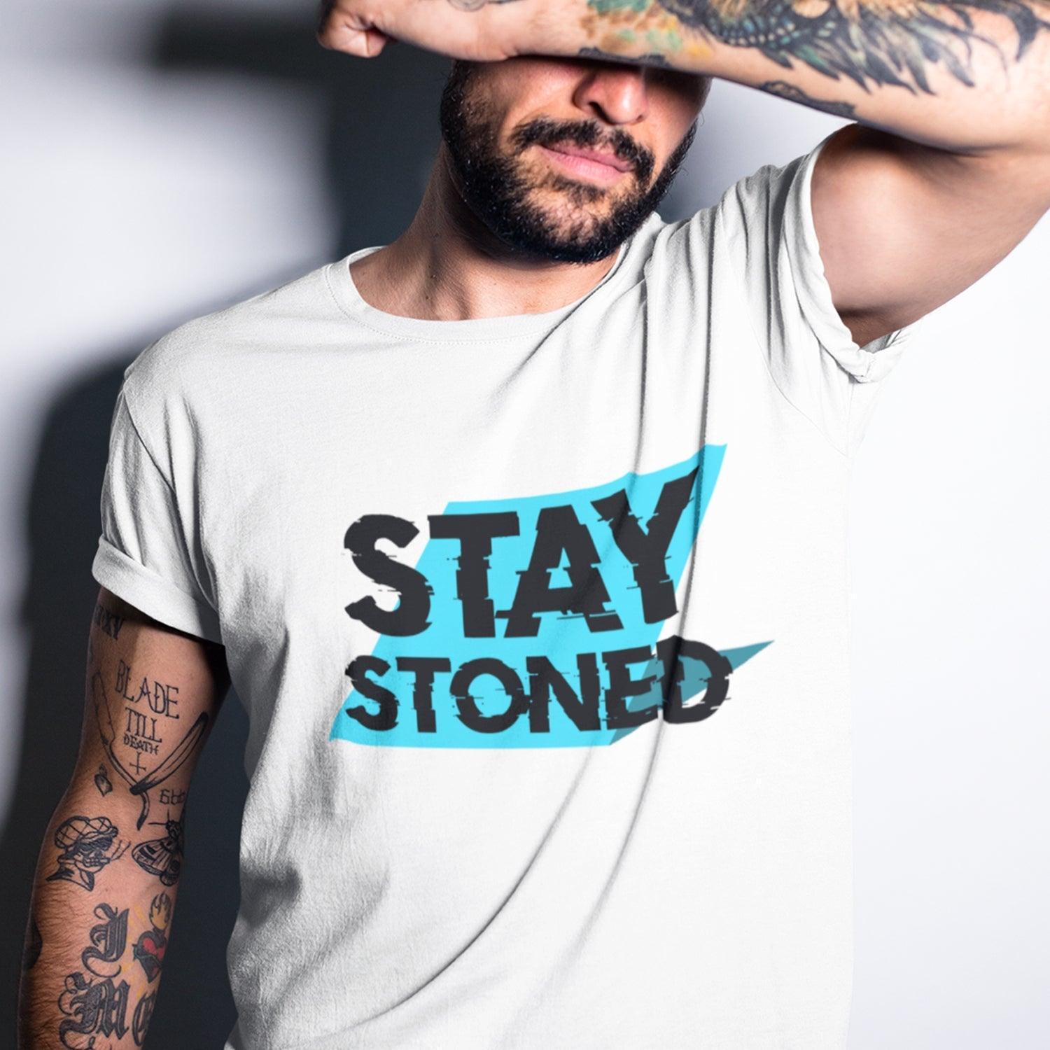 Personalised Tshirt - Stay Art Unisex Round Neck Cotton Graphic T Shirt - Gift Lift