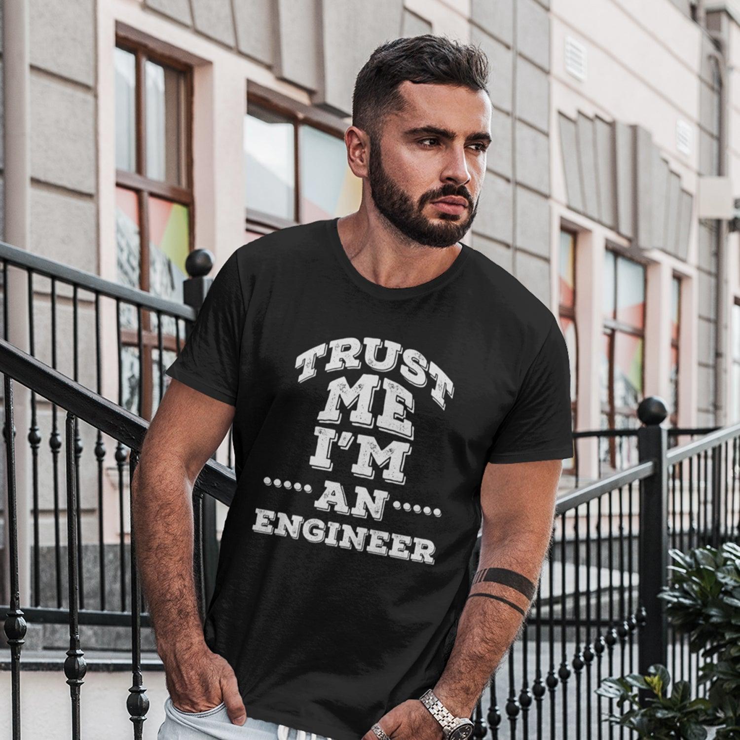 Personalised Tshirt - Trust me Unisex Round Neck Cotton Graphic T Shirt - Gift Lift