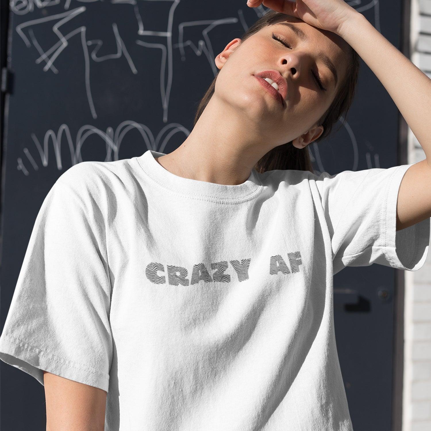 Personalised Tshirt - Wavy Text Art Unisex Round Neck Cotton Graphic T Shirt - Gift Lift