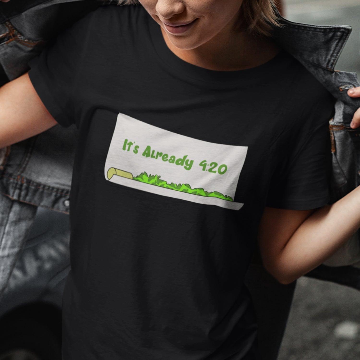 Personalised Tshirt - Weed Rolling Unisex Round Neck Cotton Graphic T Shirt - Gift Lift
