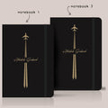 Personalized Aviation Runway Art Name Notebook - Set of 2 - Gift Lift