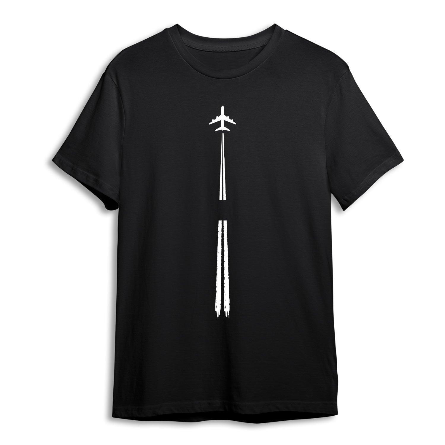 Personalized Aviation Runway Art Name T-Shirt - 100% Cotton - Gift Lift