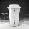 Personalized Aviation Runway Art Name Tumbler - Gift Lift