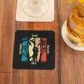 Personalized Beach Couple Art Coaster - Set of 2 - Gift Lift