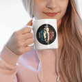 Personalized Beach Couple Art Coffee Mug - Gift Lift