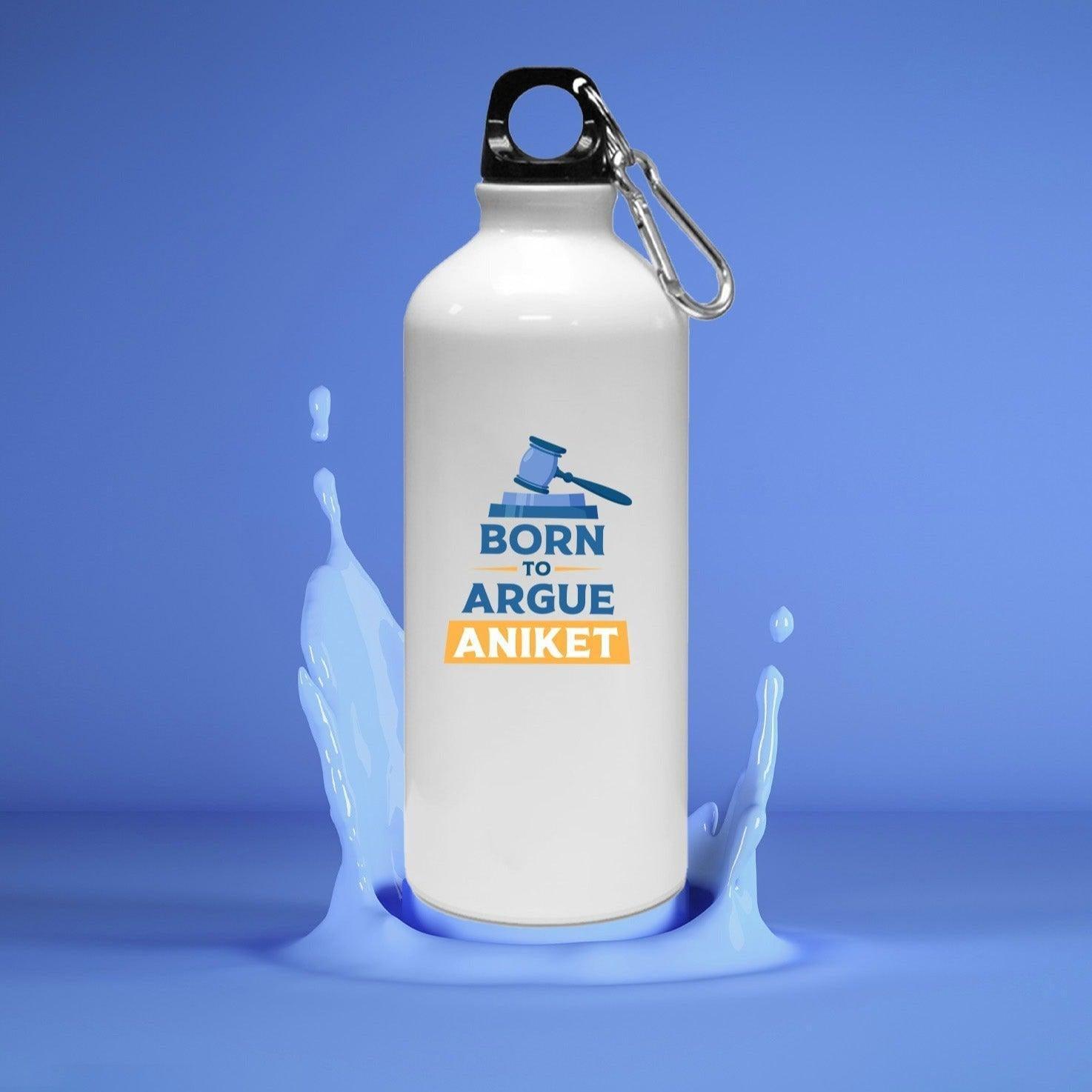 Personalized Bottle for Advocates - Born to Argue - Gift Lift