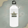 Personalized Bottle for Army Lovers | Major Badge | Ideal Gift For Army - Gift Lift
