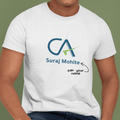 Personalized CA Art T-Shirt - 100% Cotton - White - Gift Lift